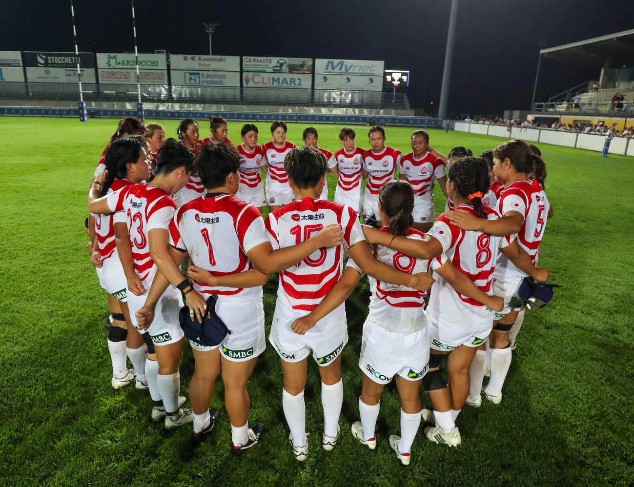 イタリアに敗れた日本代表（C）JRFU