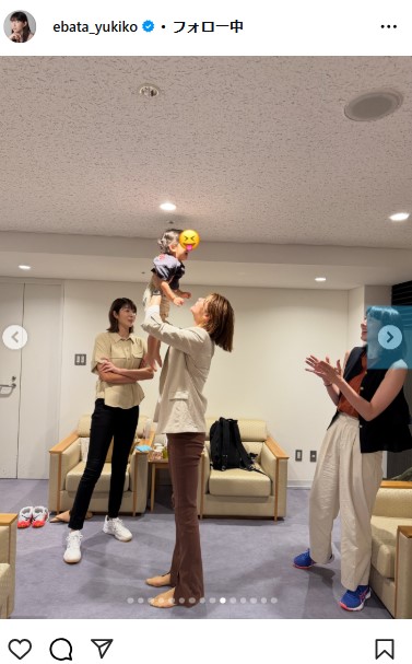 江畑幸子さんのインスタグラムから
