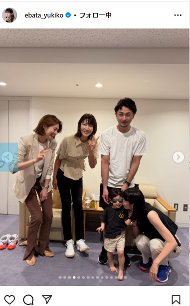 江畑幸子さんのインスタグラムから