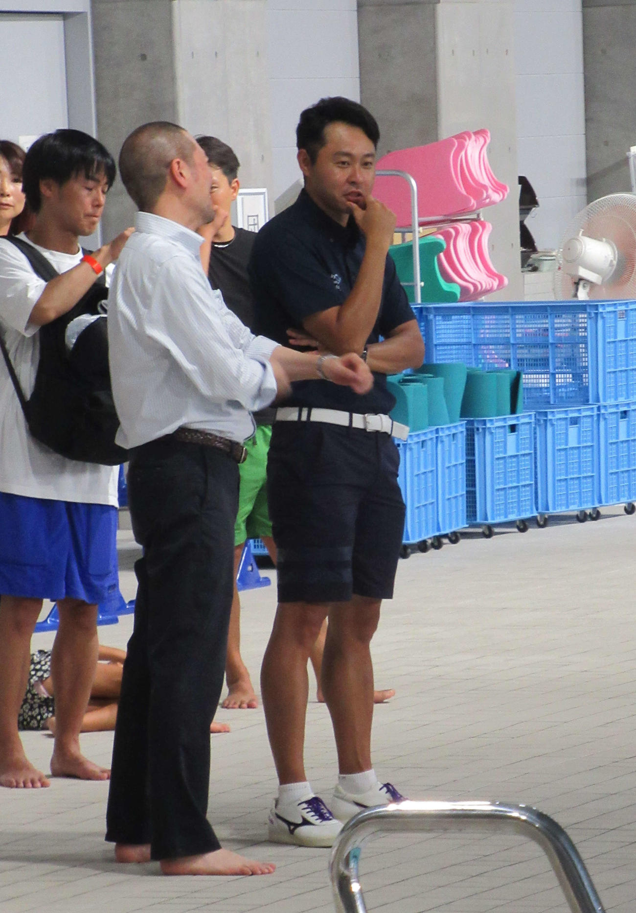 「水泳の日」を開催した東京都水泳協会の北島康介会長（撮影・益田一弘）