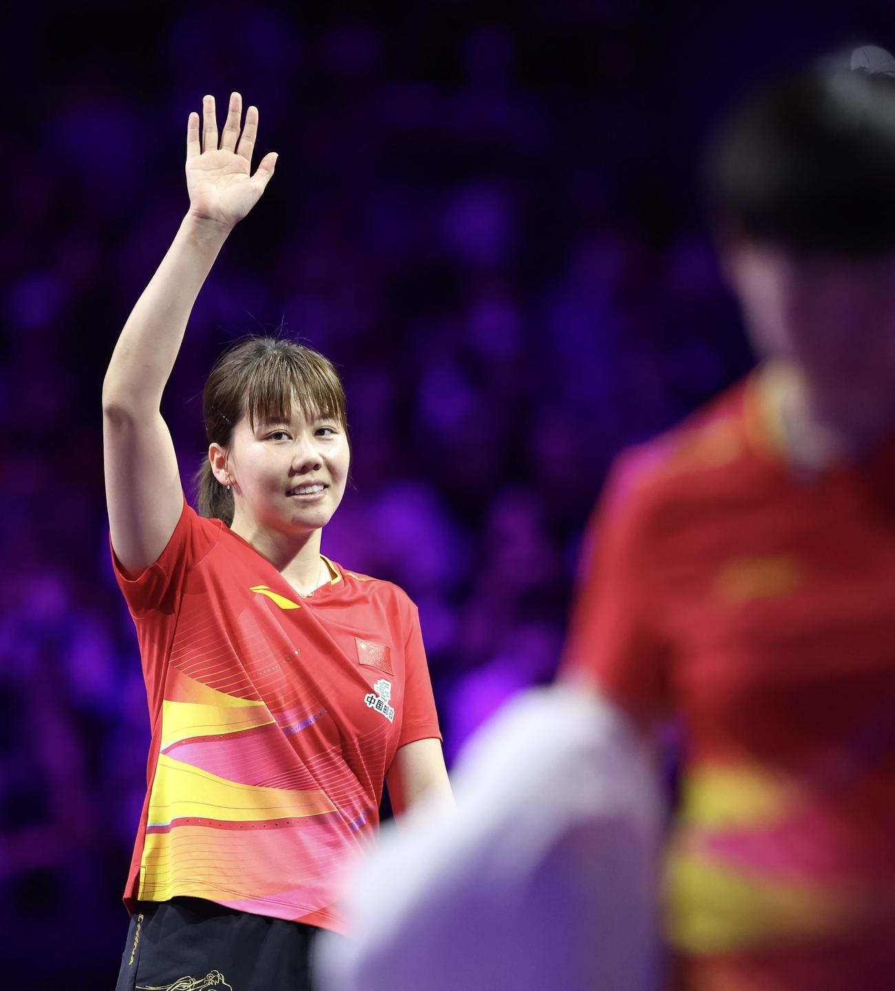 女子優勝を決める陳幸同（撮影・河田真司）