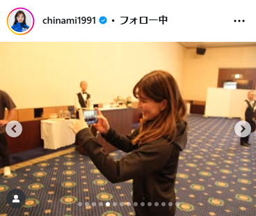 吉田知那美のインスタグラムから