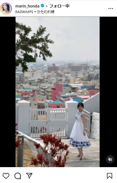 本田真凜さんのインスタグラムから