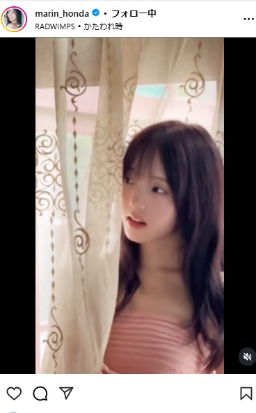本田真凜さんのインスタグラムから