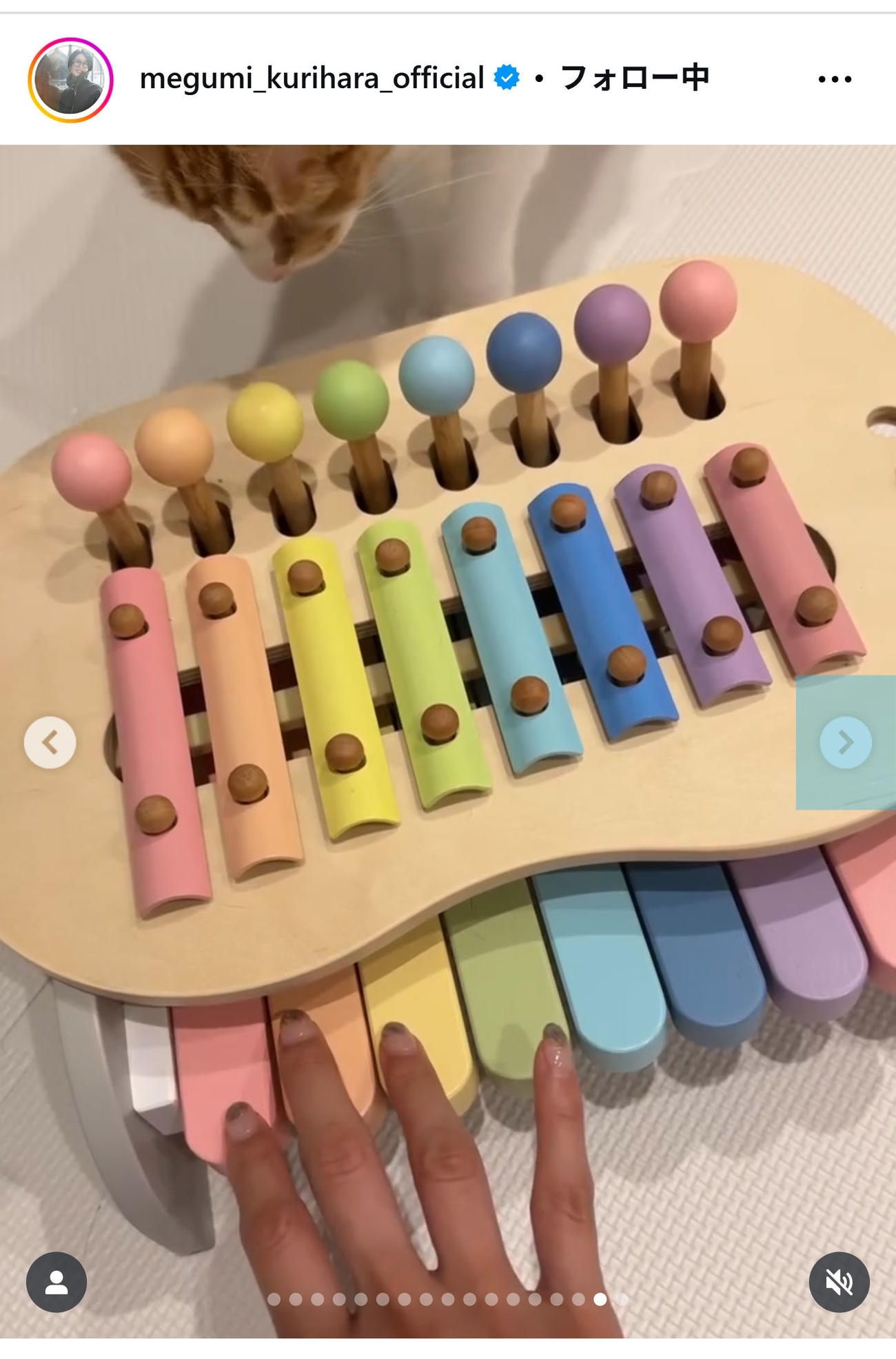 栗原恵さんのインスタグラムから