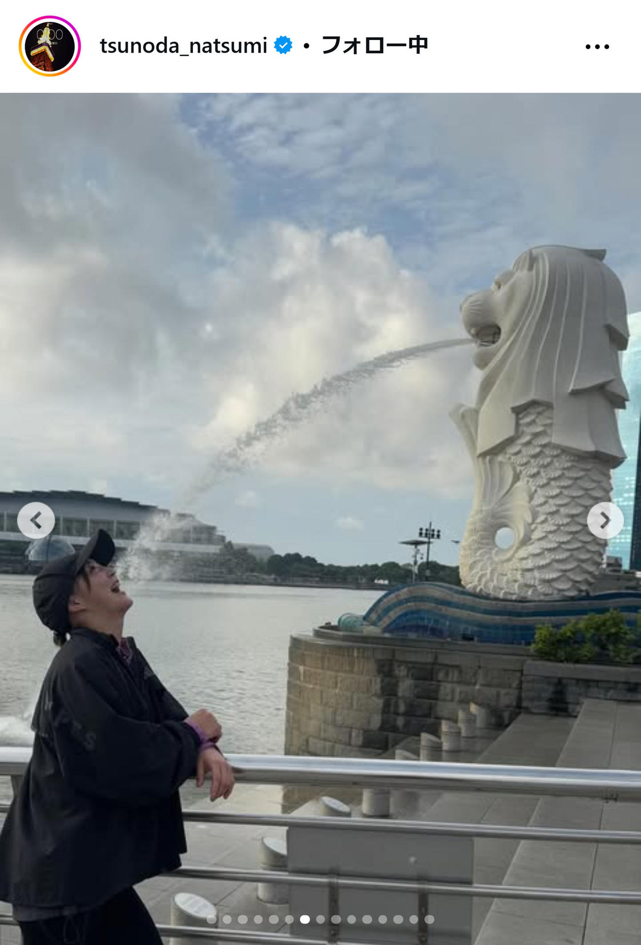 角田夏実のインスタグラムから