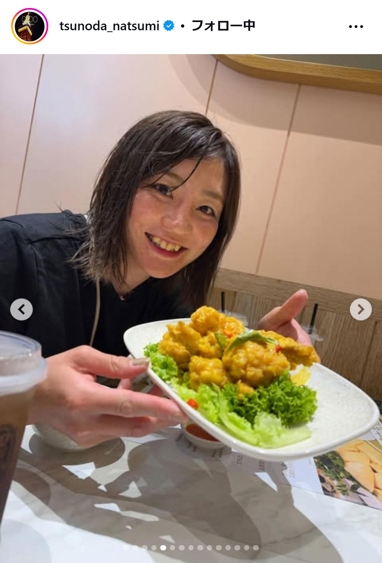 角田夏実のインスタグラムから