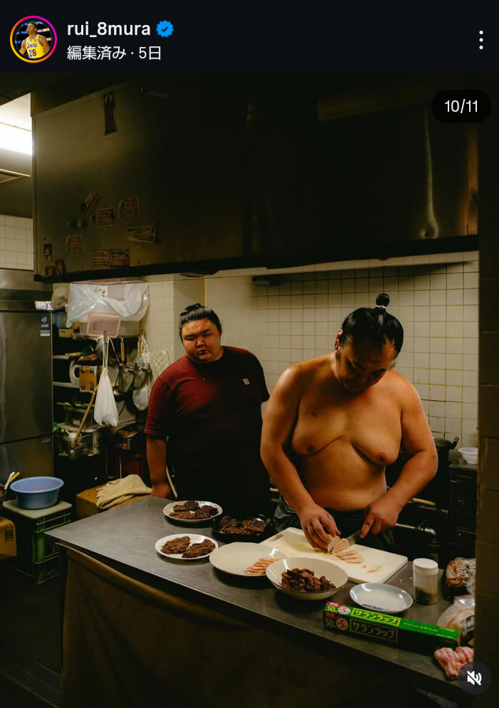 八村塁のインスタグラムから