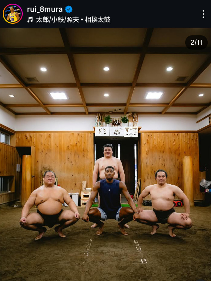 八村塁のインスタグラムから