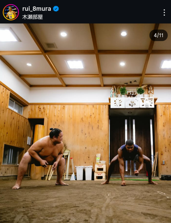 八村塁のインスタグラムから