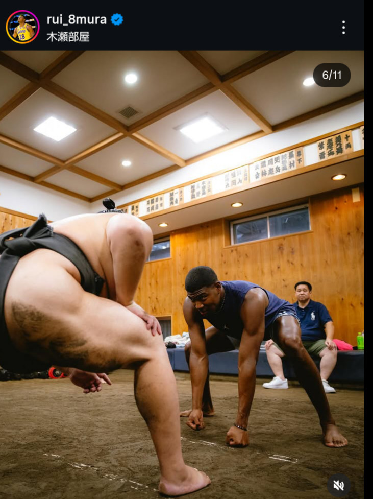 八村塁のインスタグラムから