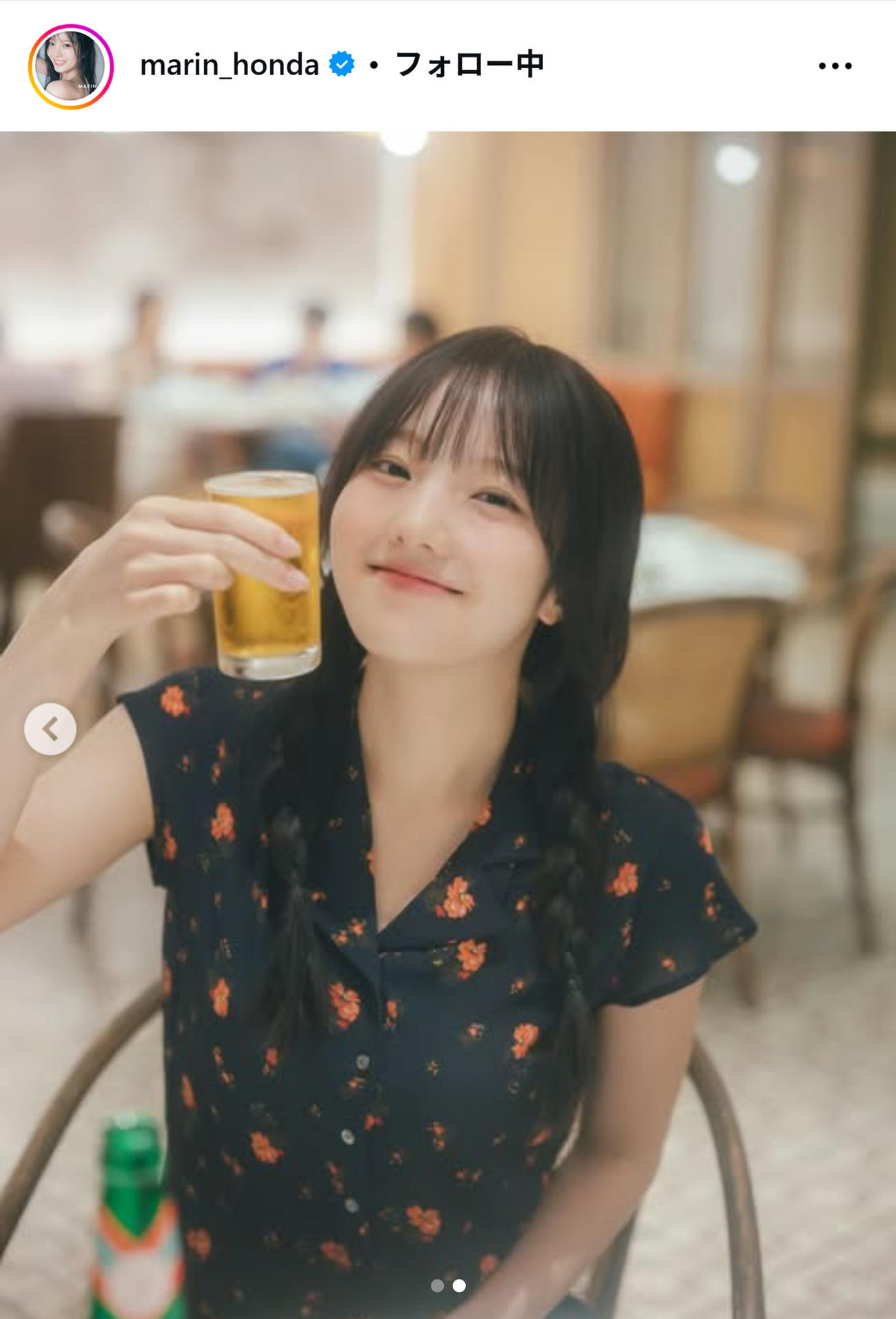 本田真凜さんのインスタグラムから