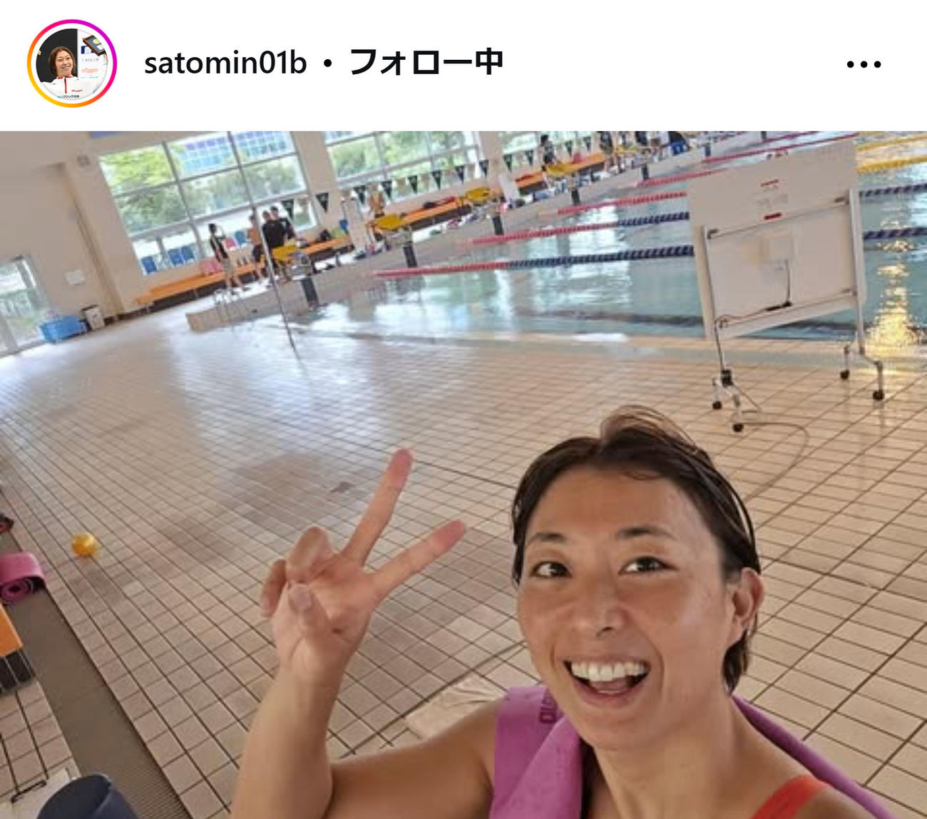 鈴木聡美のインスタグラムから