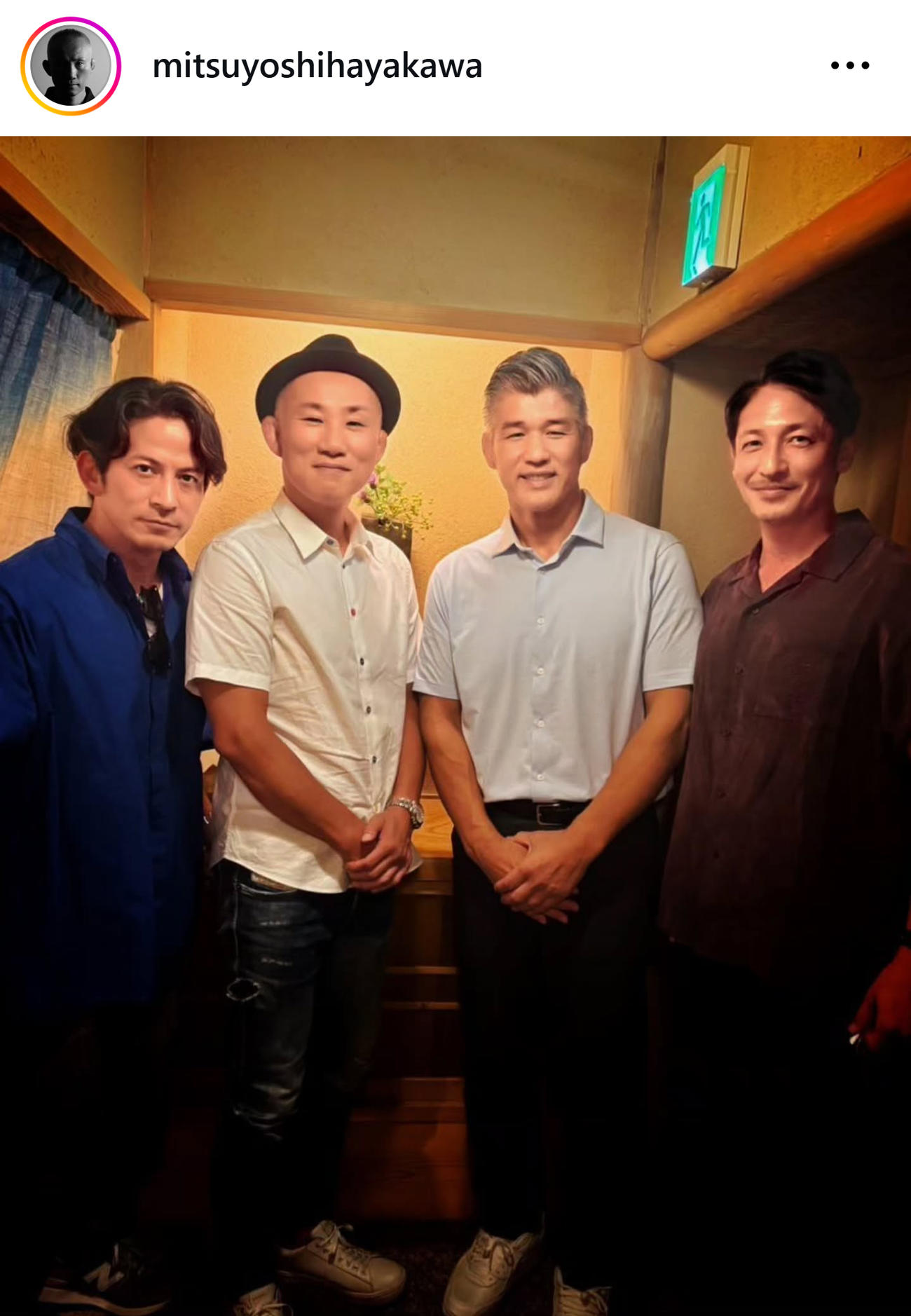 柔道＆ブラジリアン柔術のレジェンドが4ショット（早川光由氏のインスタグラムから）