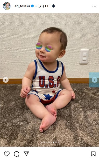 登坂絵莉さんのインスタグラムから