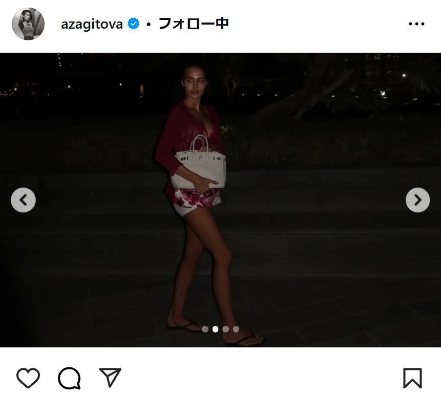 ザギトワのインスタグラムから