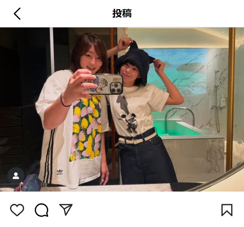 高木菜那さんのインスタグラムから