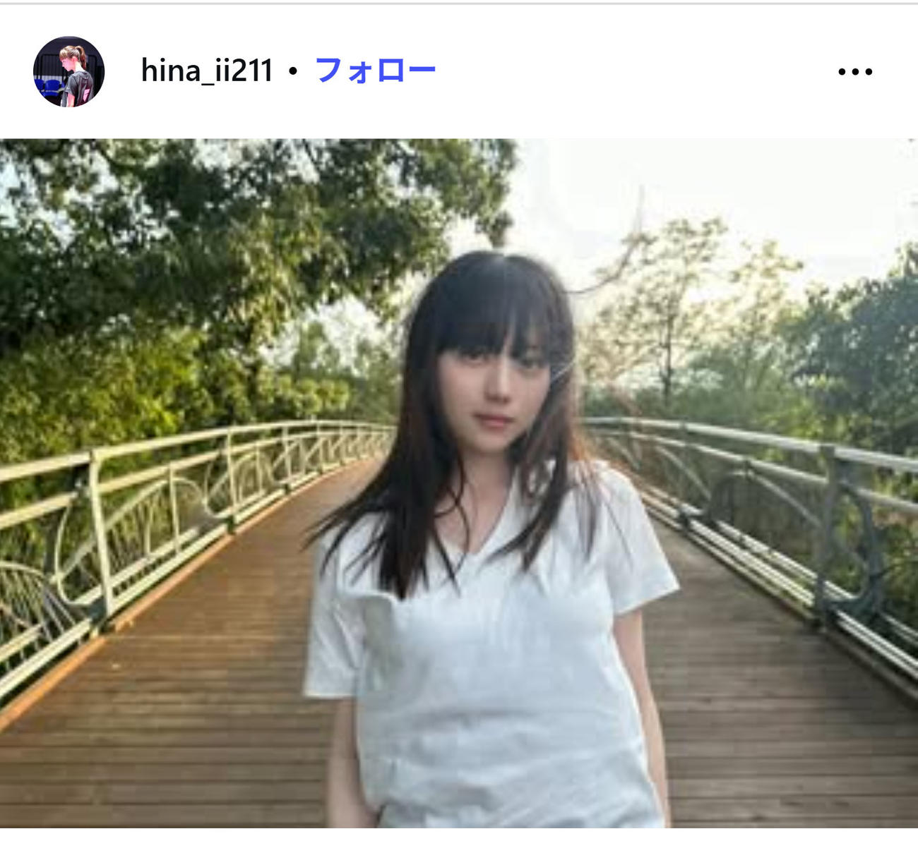 大人びた表情の菊池日菜（インスタグラムから）