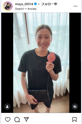 石川真佑のインスタグラムから