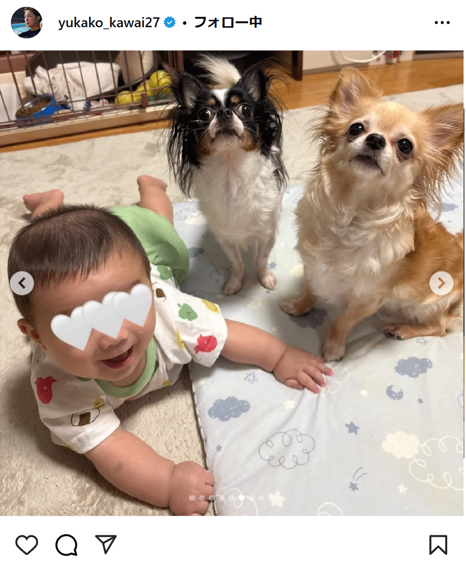 川井友香子のインスタグラムから