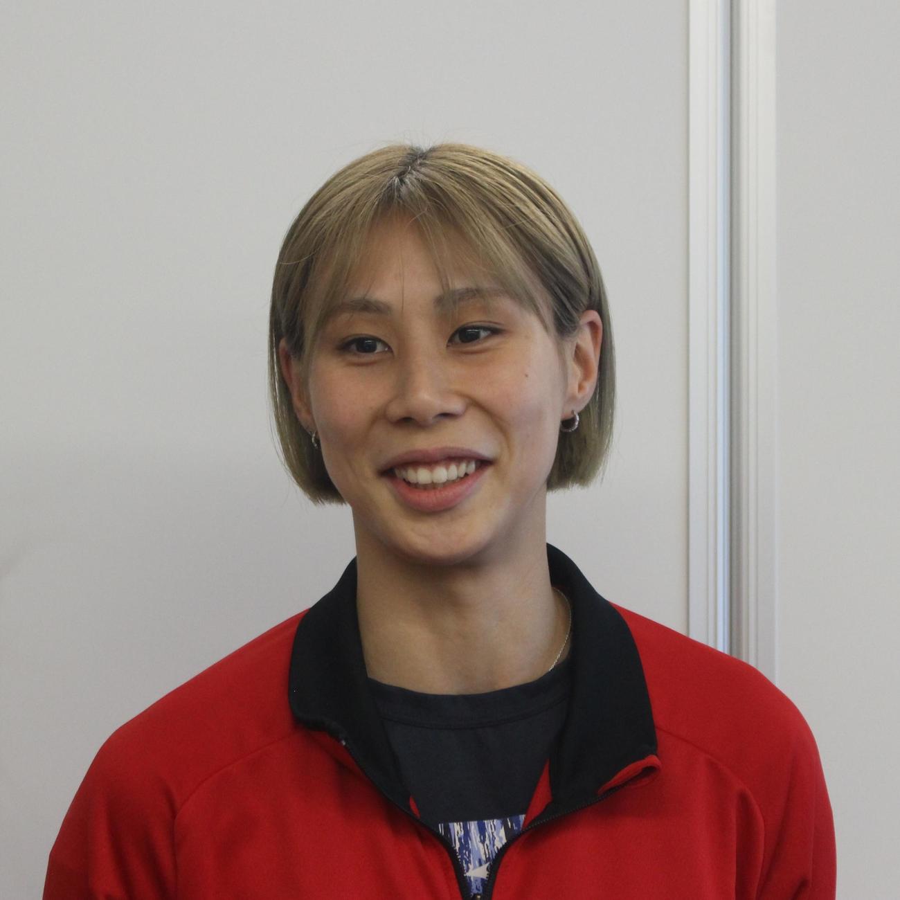 取材に応じる和田（撮影・勝部晃多）