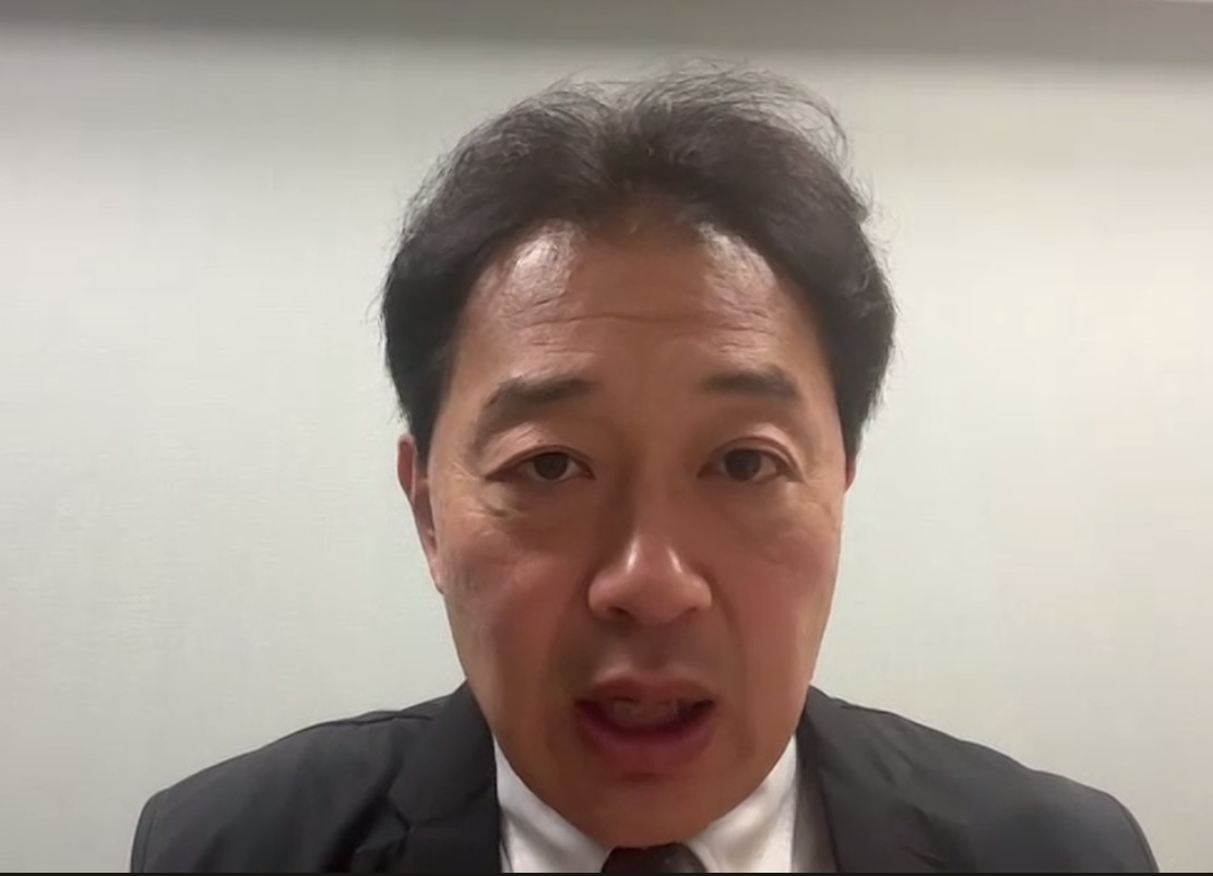 日本協会の理事会後にオンラインで取材対応した岩渕健輔専務理事