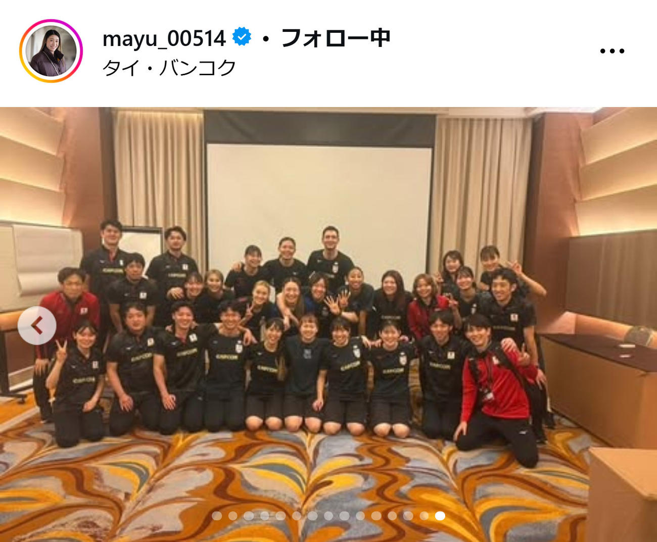 石川真佑のインスタグラムから