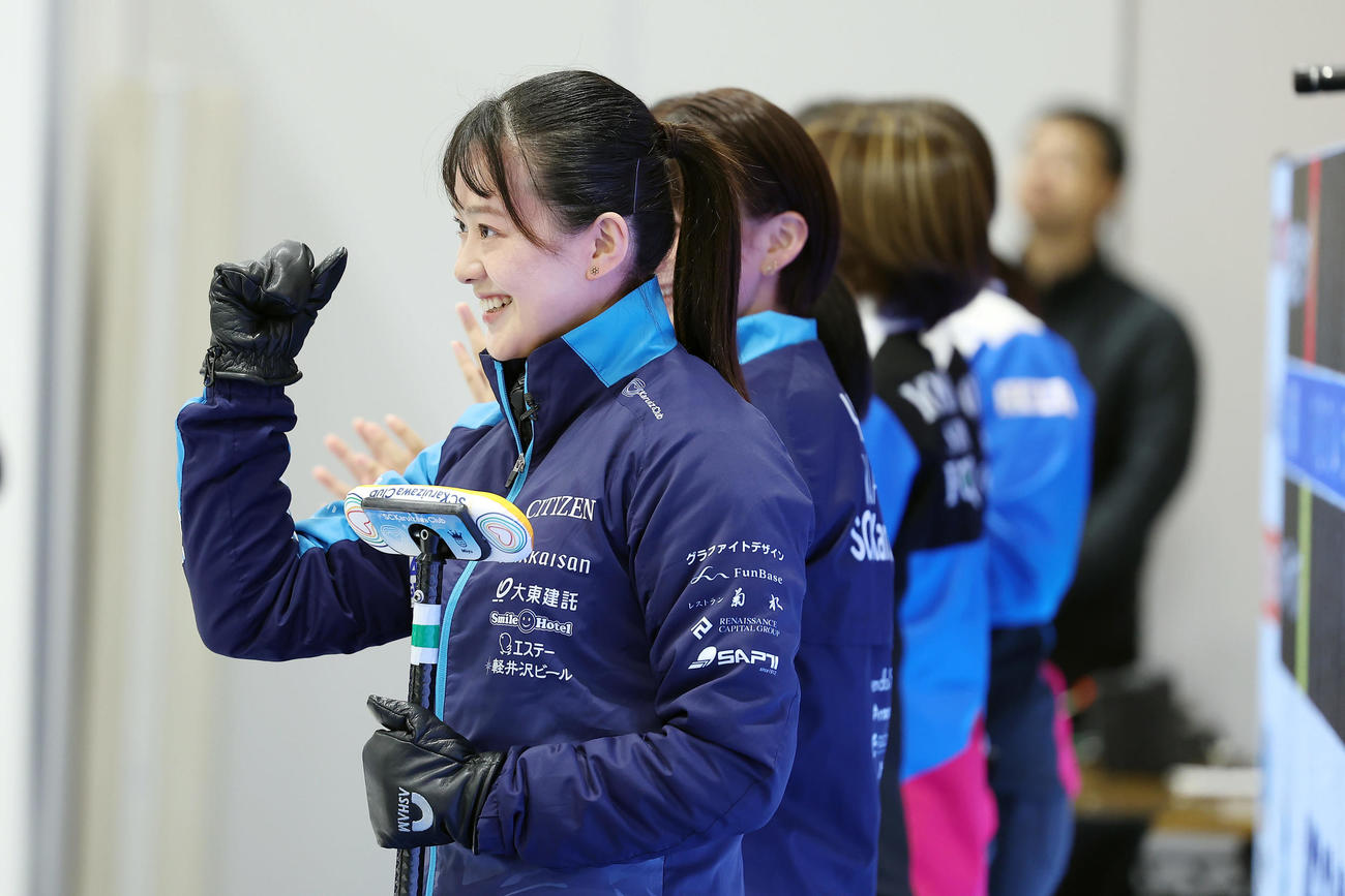 SC軽井沢クラブ対フォルティウス　試合に臨むSC軽井沢ク上野美（撮影・前田充）