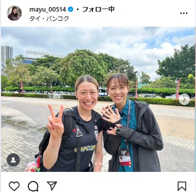 石川真佑のインスタグラムから