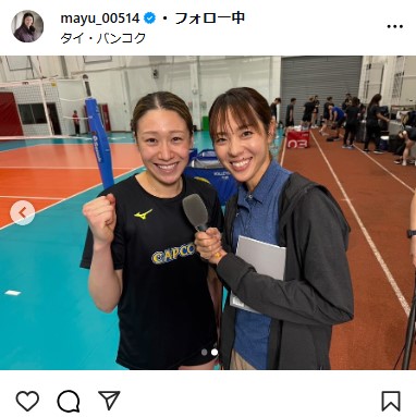 石川真佑のインスタグラムから