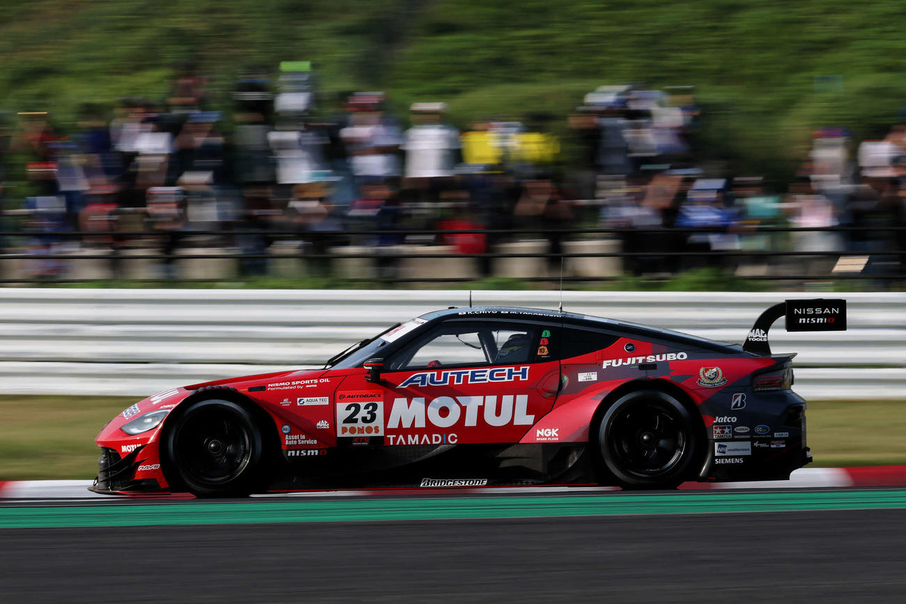 GT500クラスで優勝したニッサンのマシン（GTA提供）