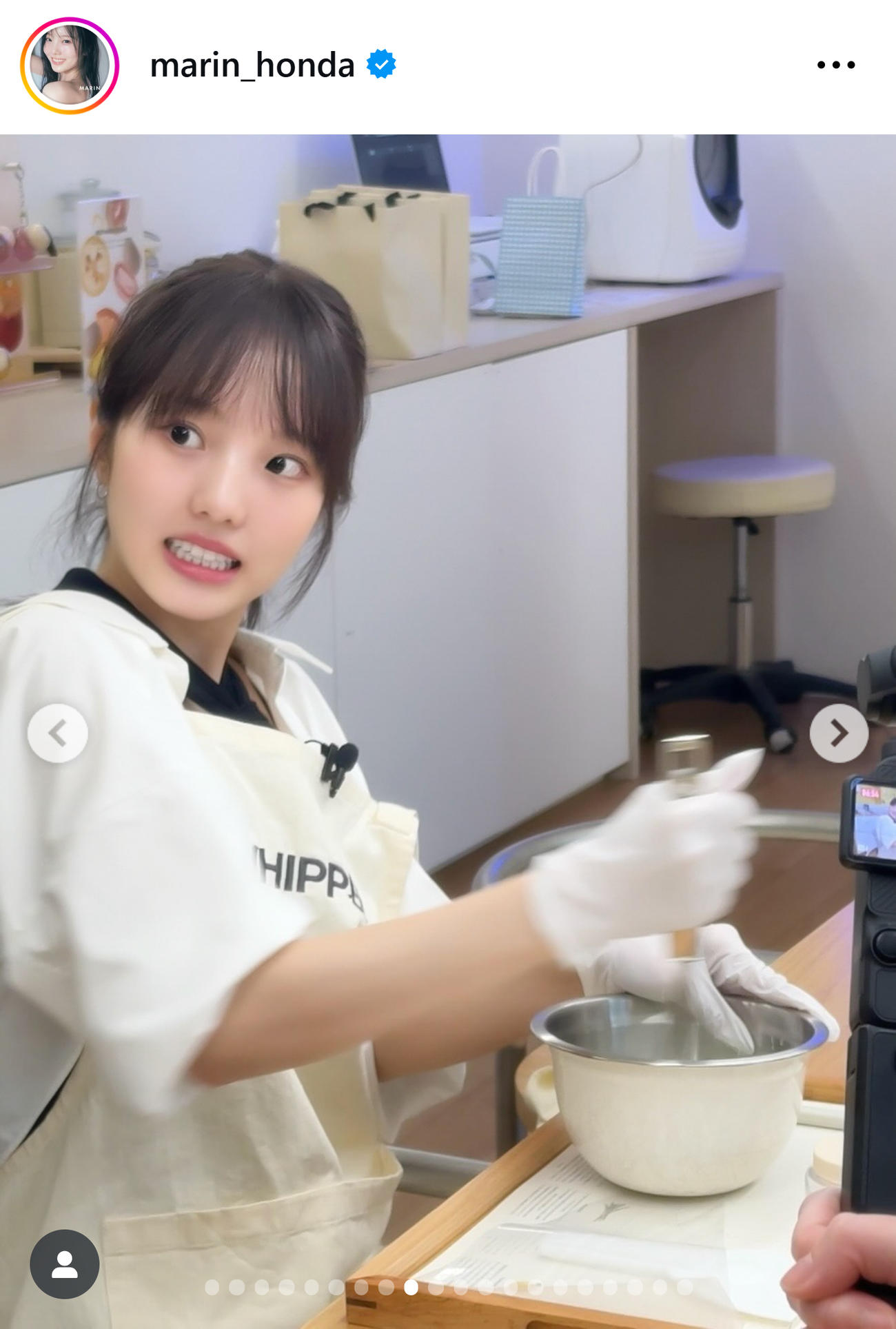 本田真凜さんのインスタグラムから