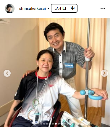 笠井信輔氏のインスタグラムから