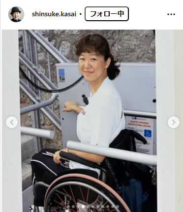 笠井信輔氏のインスタグラムから
