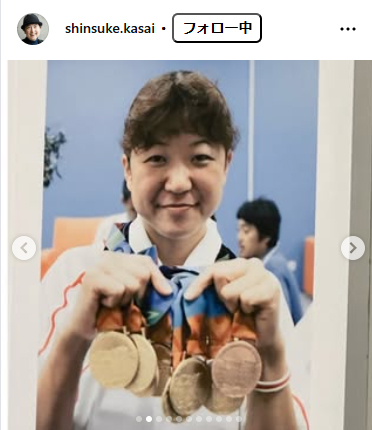 笠井信輔氏のインスタグラムから