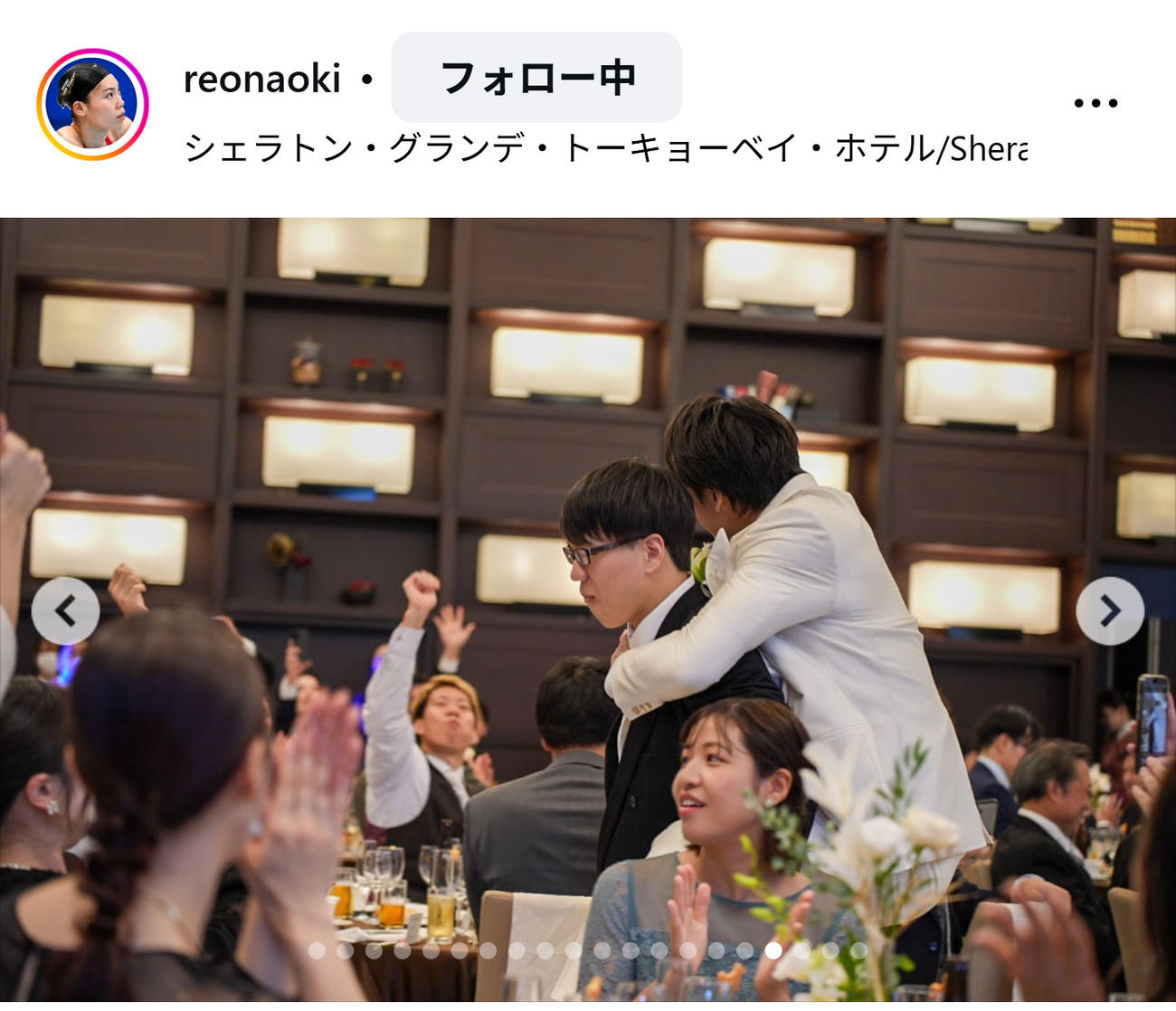 青木玲緒樹のインスタグラムから