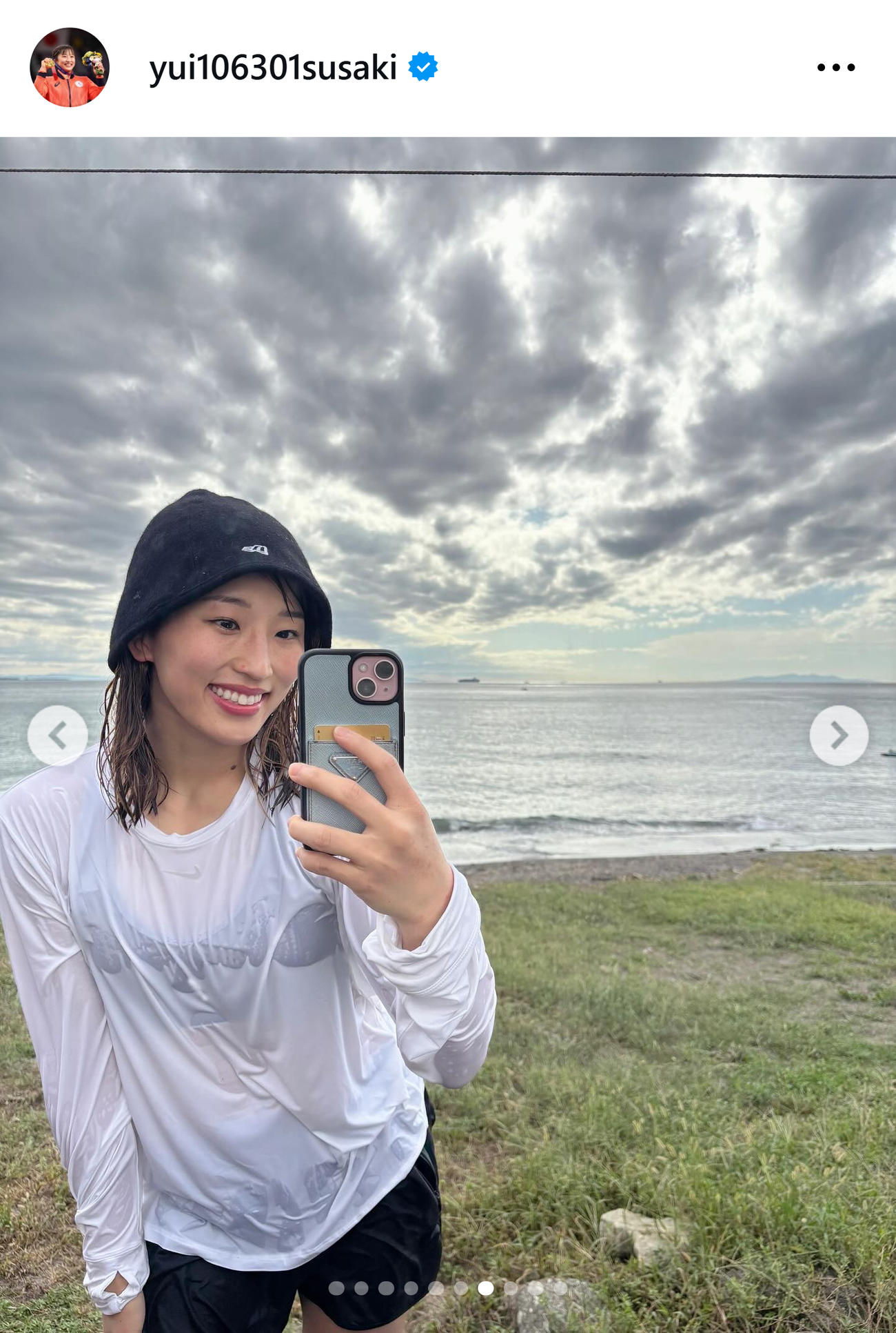 須崎優衣のインスタグラムから