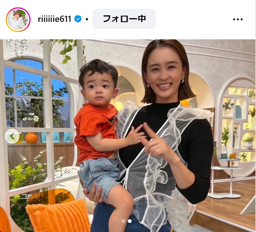 田中理恵さんのインスタグラムから