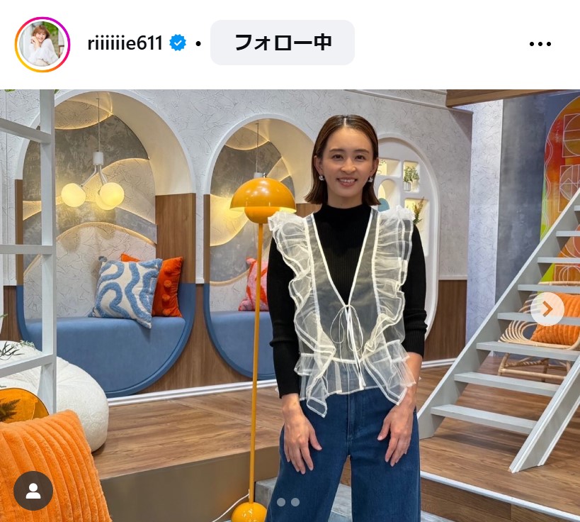 田中理恵さんのインスタグラムから