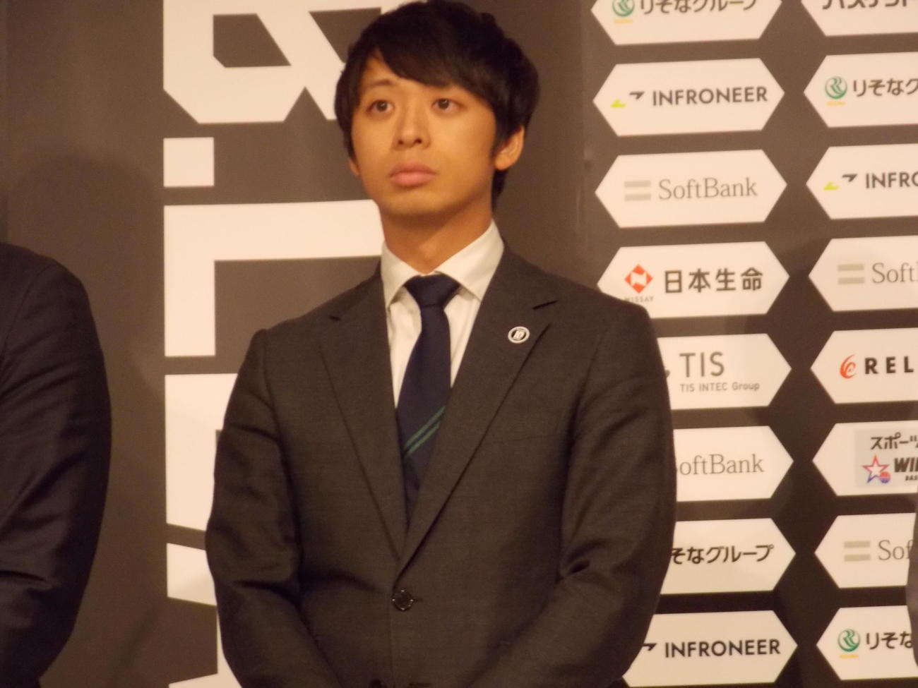 新任でBリーグ理事となった小川嶺氏（撮影・松本航）