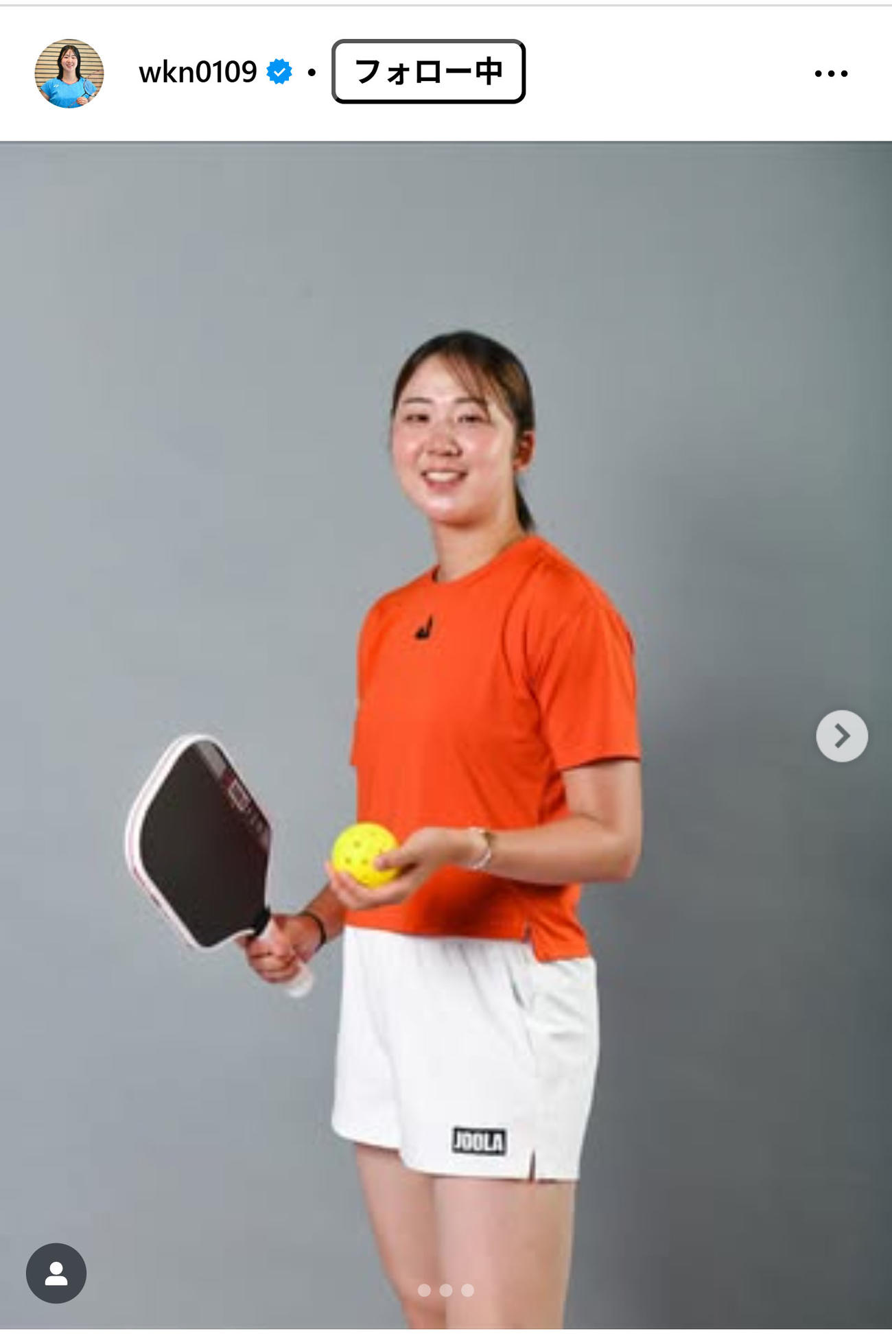 永原和可那さんのインスタグラムから