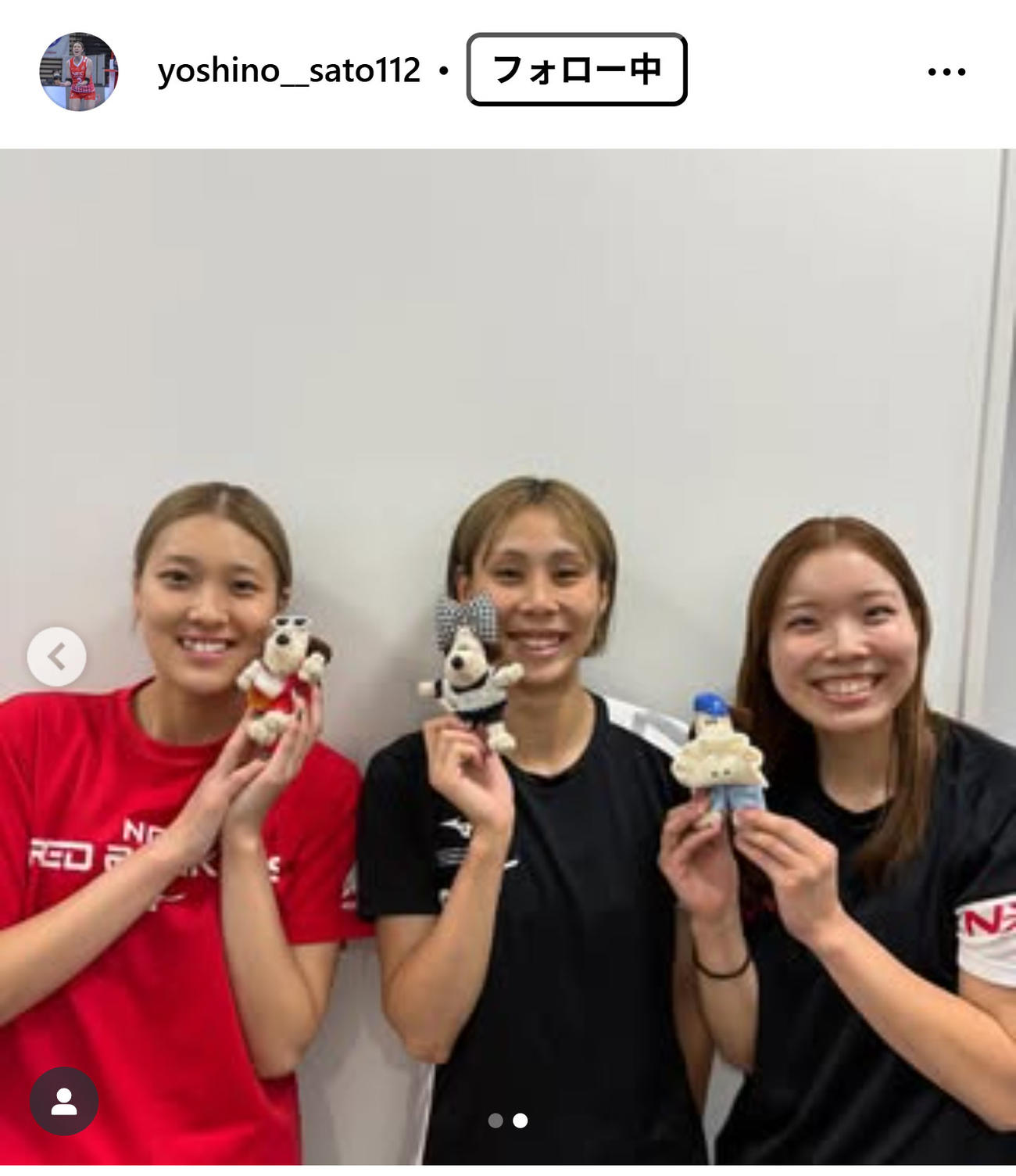 佐藤淑乃のインスタグラムから