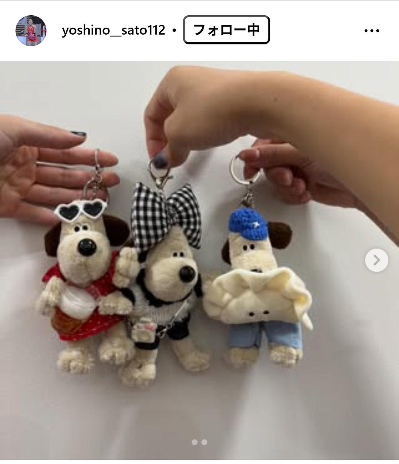 佐藤淑乃のインスタグラムから