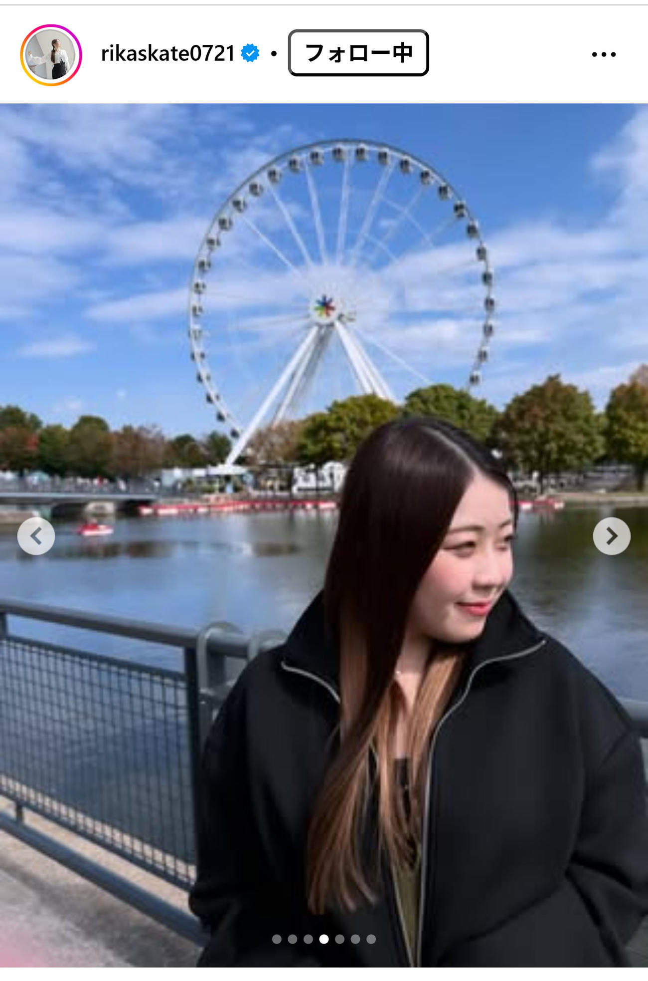 紀平梨花のインスタグラムから