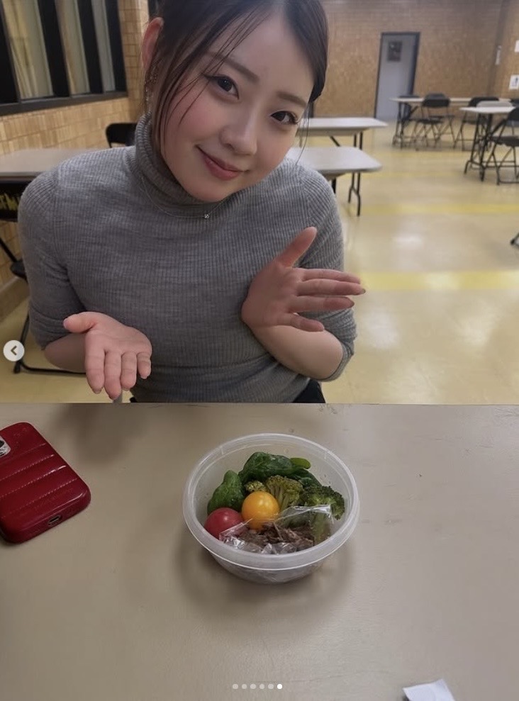 西山真瑚のインスタグラムから