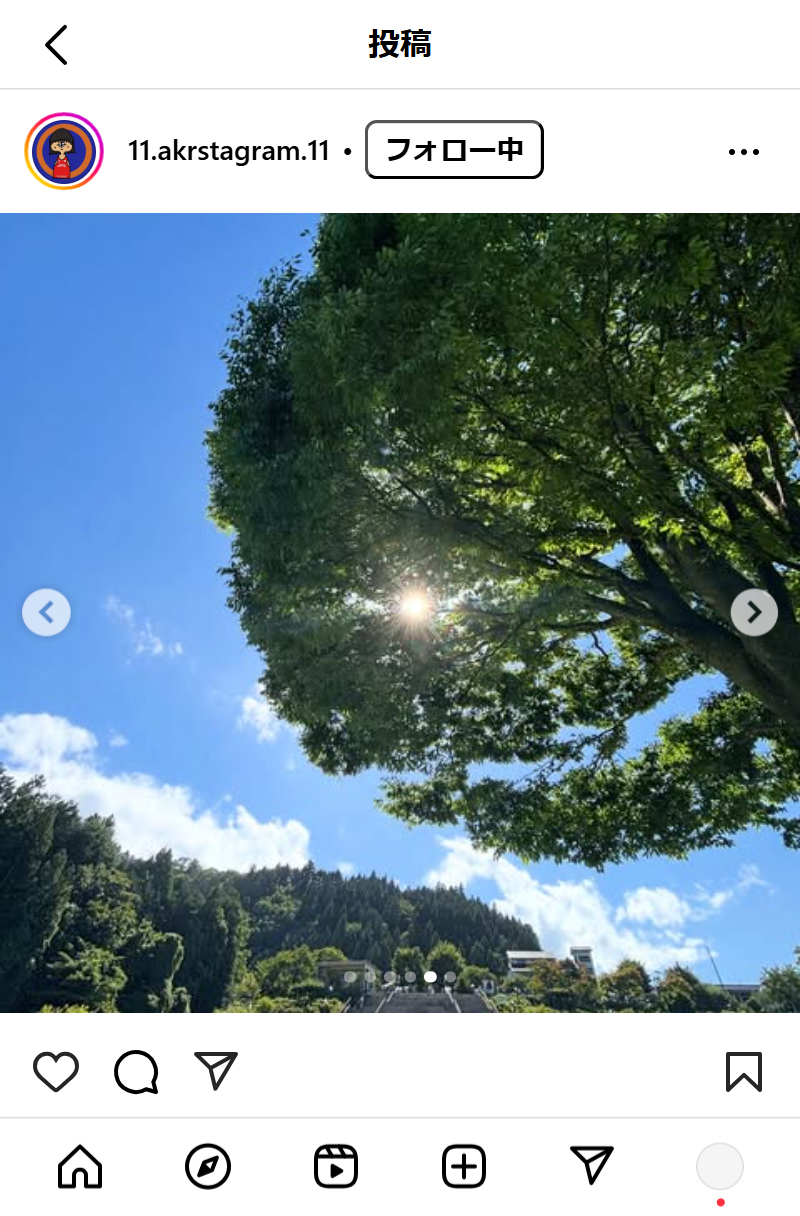 藤波朱理のインスタグラムから