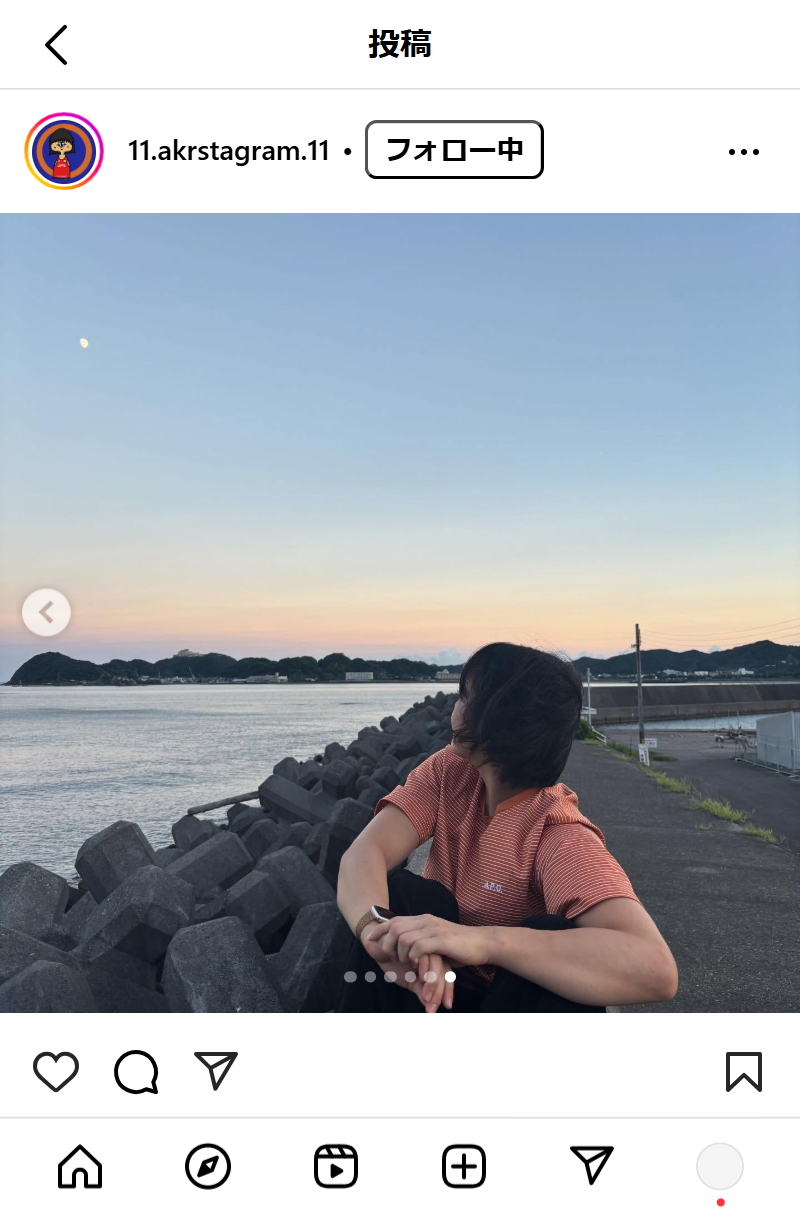 藤波朱理のインスタグラムから