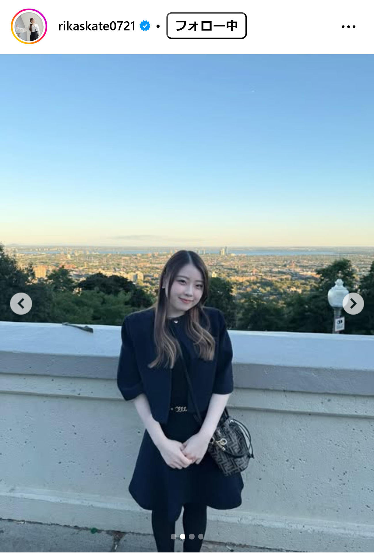 紀平梨花のインスタグラムから