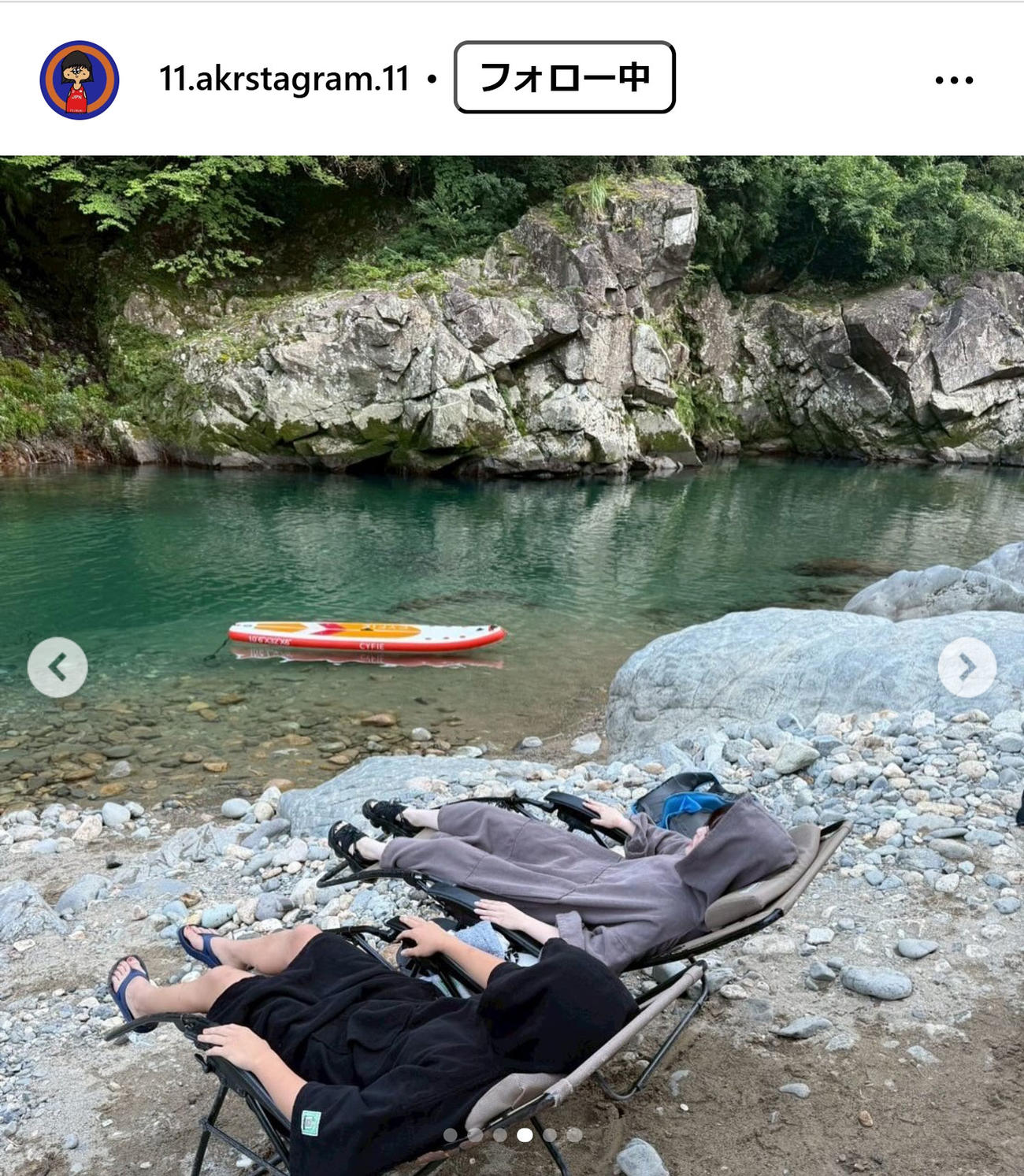 藤波朱里のインスタグラムから