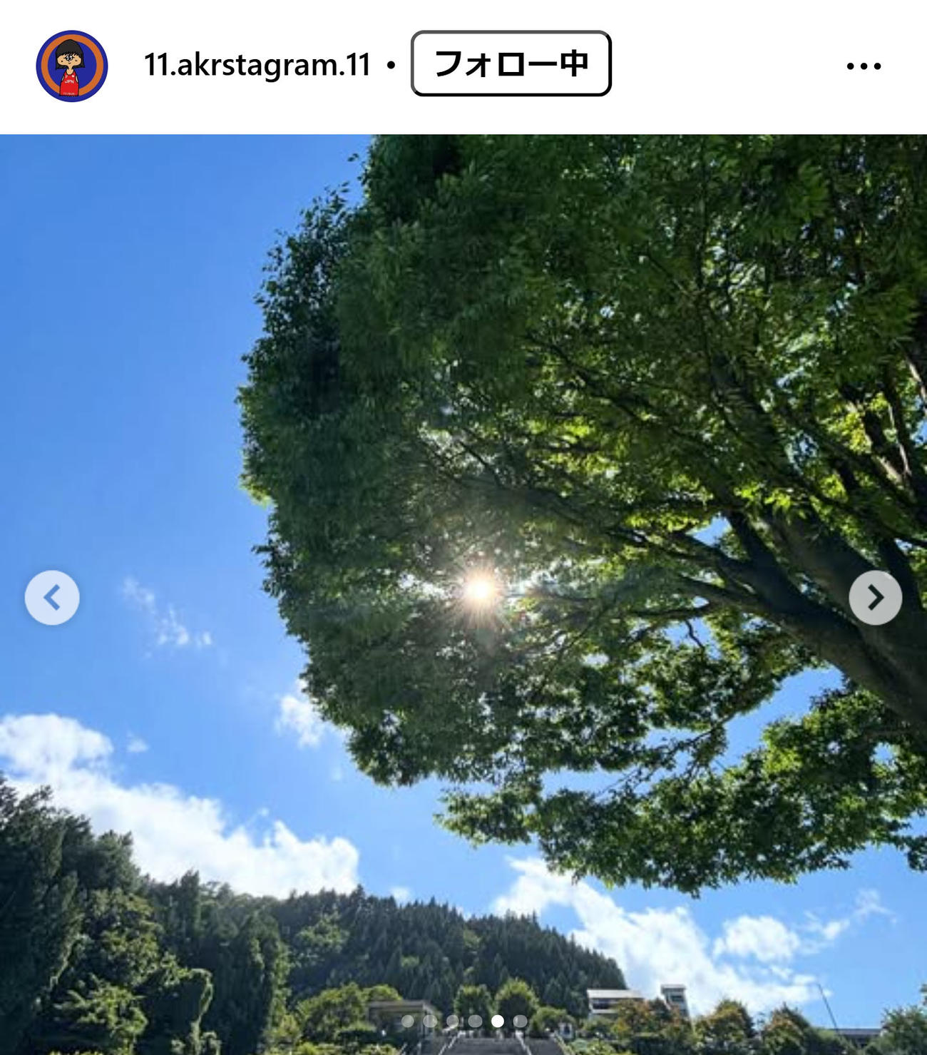 藤波朱里のインスタグラムから